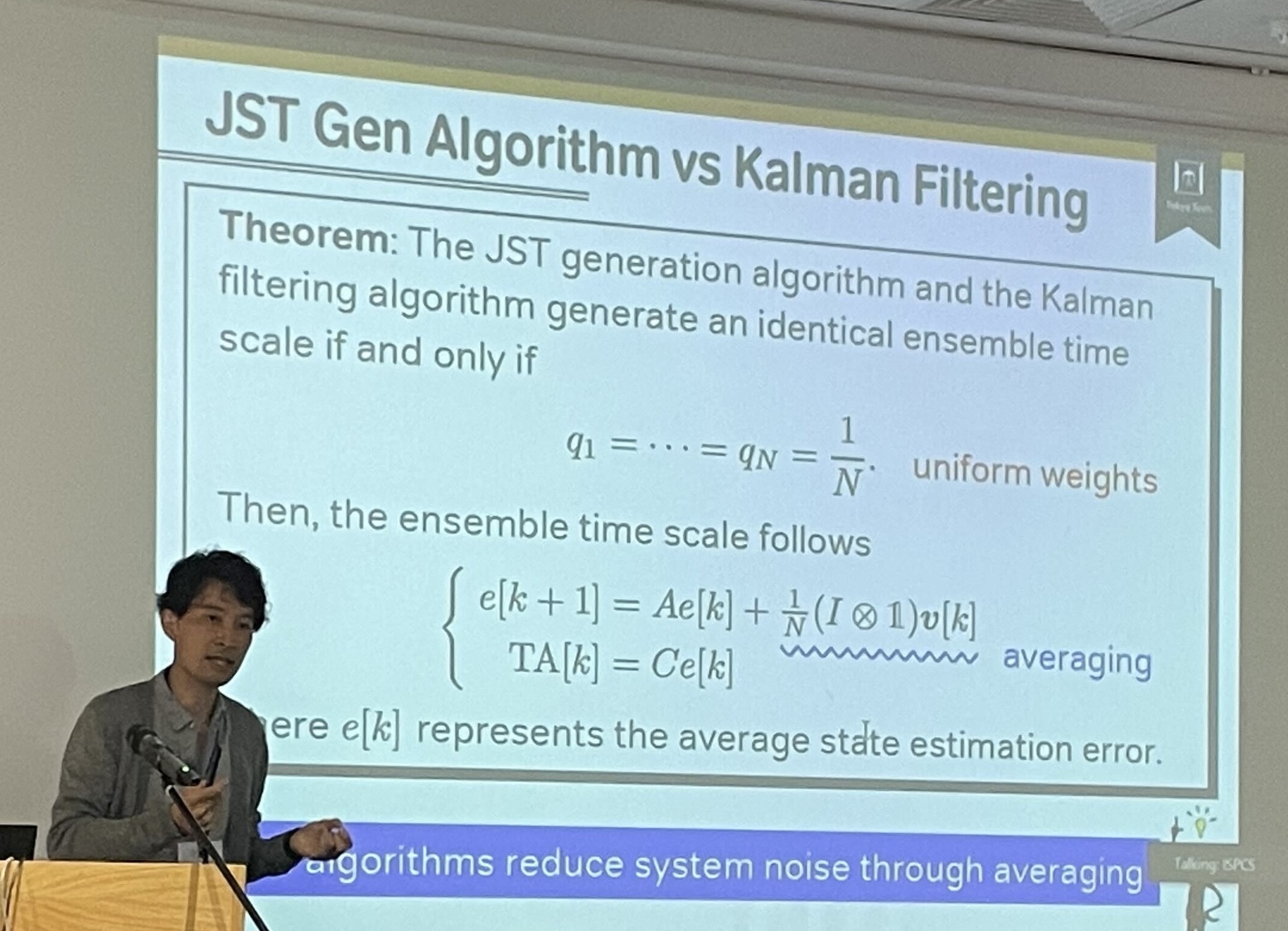 原子時計を用いた高精度時刻同期に関する研究発表を国際学会(IEEE ISPCS@ロンドン)で発表しました。Beyond 5G/6Gの実現に貢献する研究です。