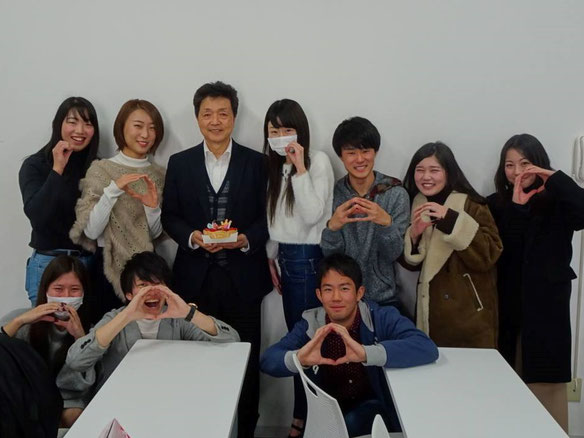 ゼミの学生たちと