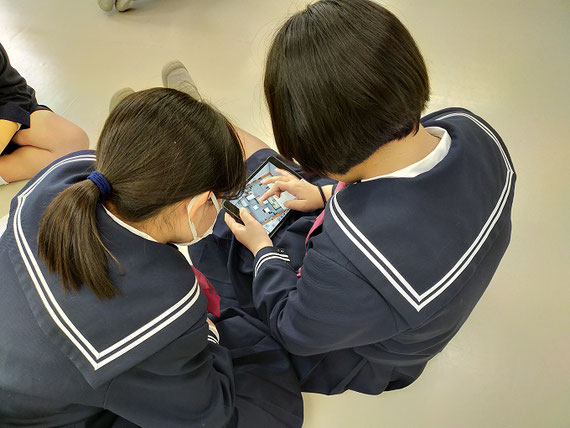 小学校での授業実践の様子