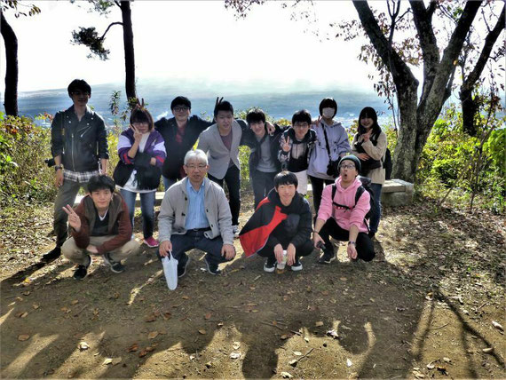 富士山近郊。1泊2日の研究室旅行で河口湖へ。